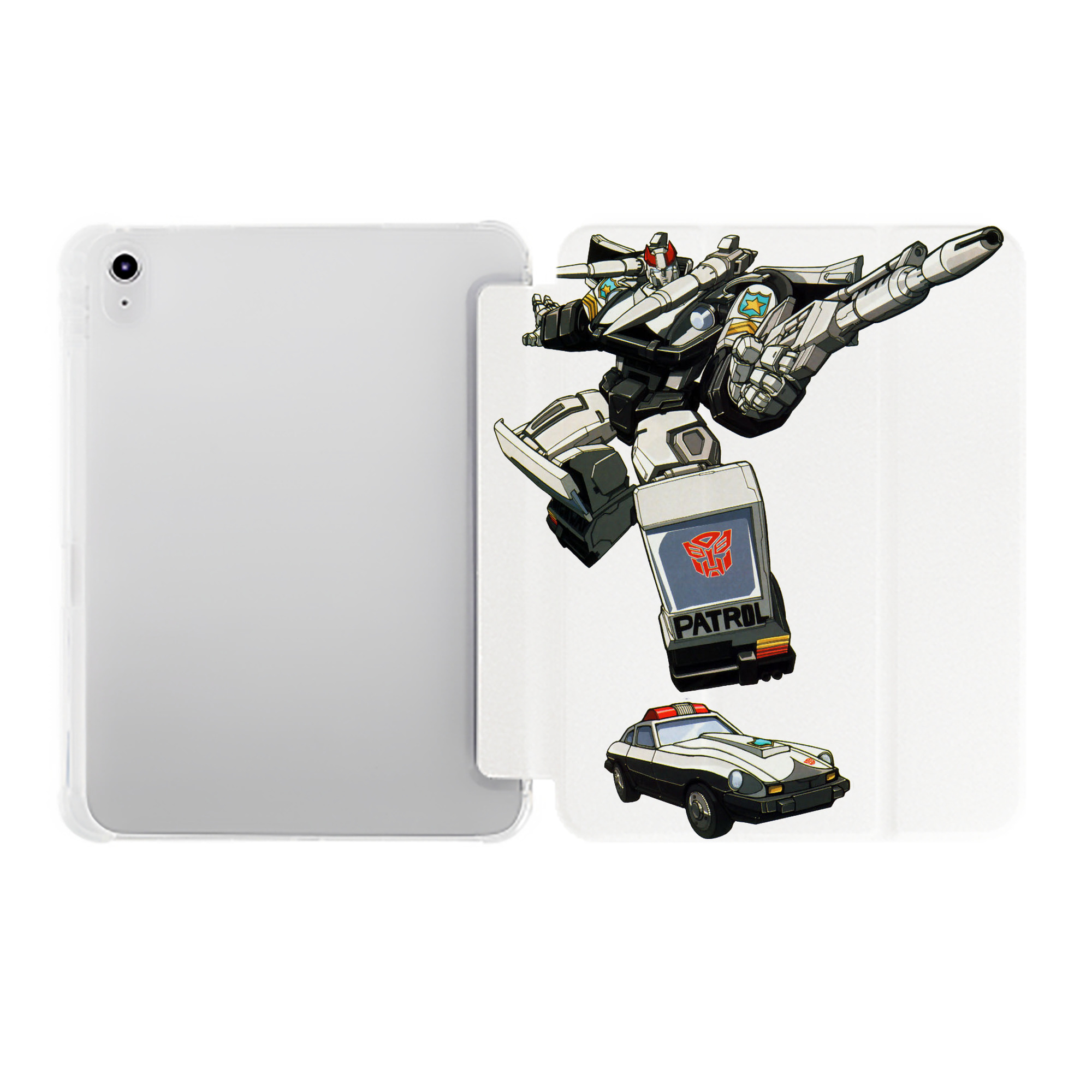 （画像用）  IPad ケース ペン収納付き 三つ折りスタンド PUレザー×シリコン 対応機種9.5/10.5/10.9インチ
